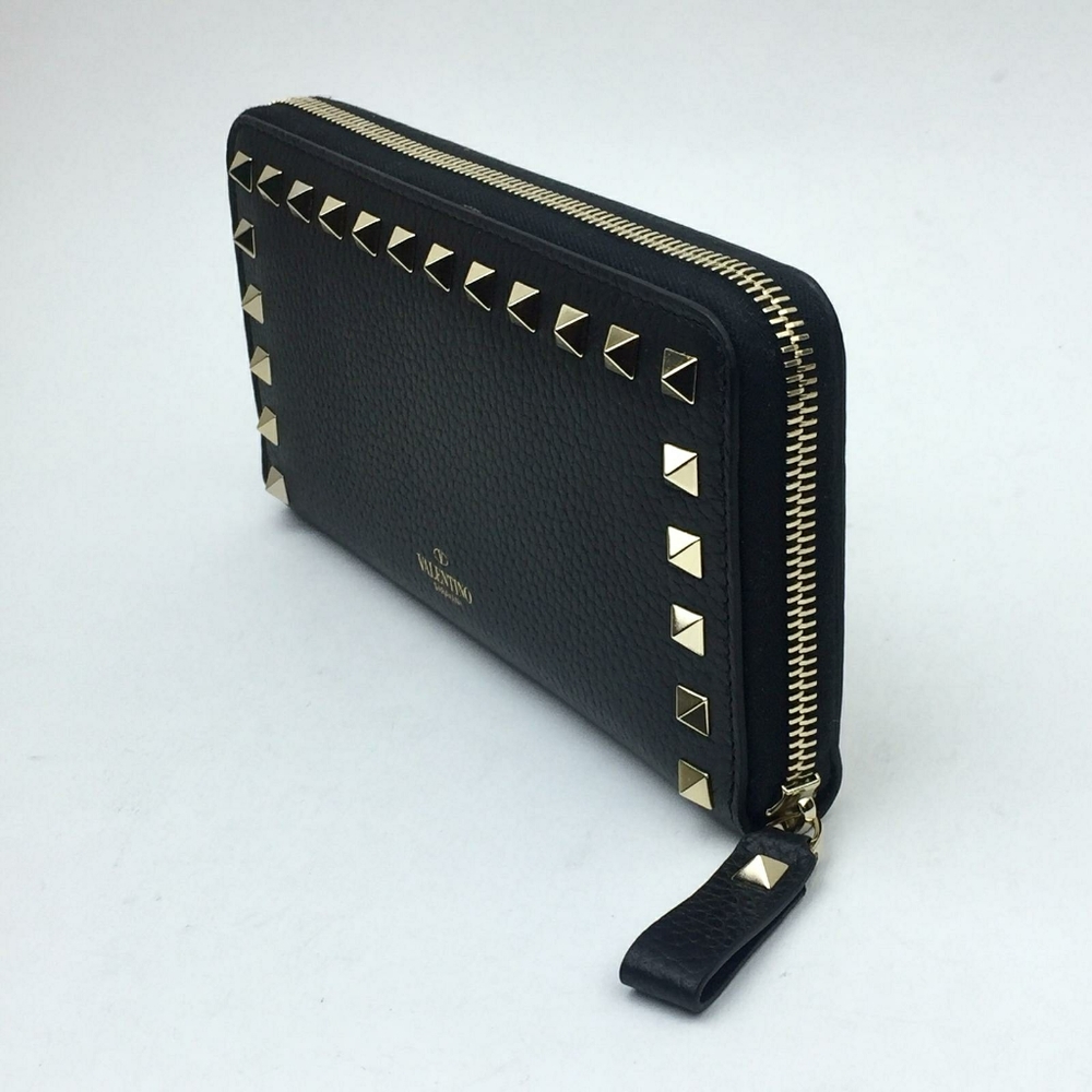 VALENTINO Rockstud Continental Leather wallet - Picture 4 of 13